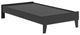 Signature Design by Ashley® Socalle Matte Black Youth Twin Platform Bed-1