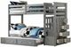 ACME Furniture Allentown Gray Youth Twin Over Twin Bunk Bed with Trundle and Storage-3