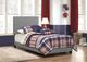 Coaster® Dorian Gray Twin Upholstered Bed-1