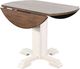 Sunny Designs™ Pasadena Buckskin Top Drop-Leaf Table with Marble White Base-4