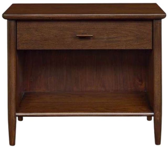 Bassett® Furniture Copenhagen Espresso Open Nightstand-1