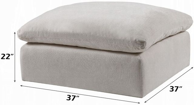 ACME Furniture Naveen Ivory Modular Ottoman-3