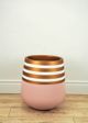 Le Present Belly Pink and White 18" Planter-5