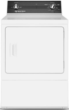 Speed Queen® DR3 7.0 Cu. Ft. White Front Load Electric Dryer