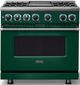 Viking® 7 Series 36" Ivy Pro Style Dual Fuel Range with Griddle-3