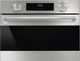 Smeg 24" Fingerproof Stainless Steel Oven/Microwave Combo Electric Wall Oven-0