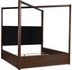 Signature Design by Ashley® Dilenno Dark Brown Queen Canopy Bed-0