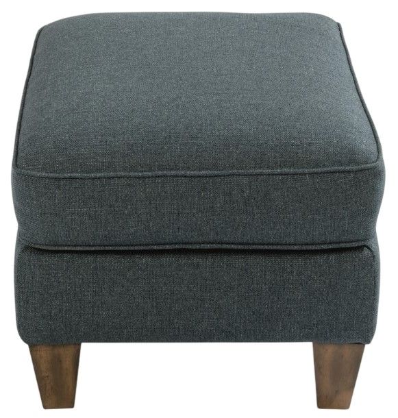 Flexsteel® Holly Blue Midnight Ottoman-2