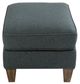 Flexsteel® Holly Blue Midnight Ottoman-2