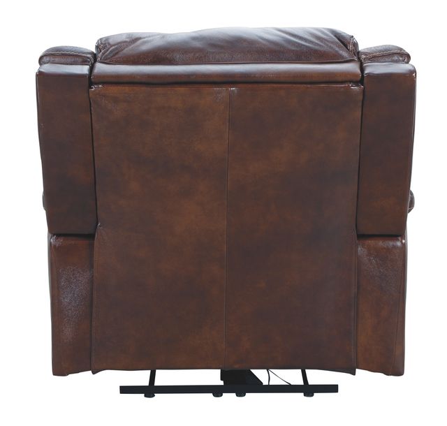 Signature Design by Ashley® Catanzaro Mahogany Power Recliner with Adjustable Headrest-1