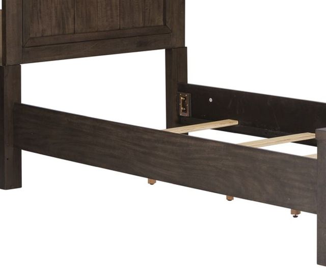 Liberty Furniture Thornwood Hills 3-Piece Rock Beaten Brown Full Youth Panel Bedroom Set-3