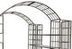 A & B Home Bronze Garden Arch Shelf-1
