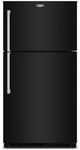 Maytag® 33" 21.3 Cu. Ft. Black Top Freezer Refrigerator with Garage Mode-0