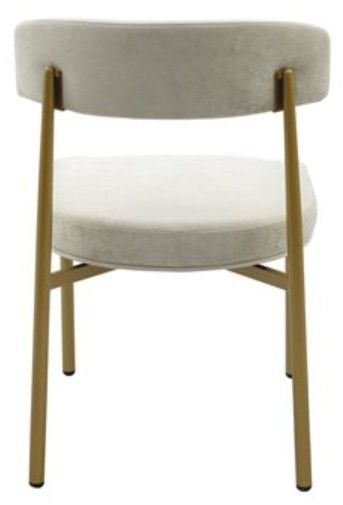 YHD Ivory/Bronze Grace Dining Chair-3