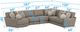 Jackson Furniture Turner 5-Piece Mushroom Sectional-1