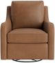 Bassett® Furniture Customizable Scarlett Slope Arm Leather Swivel Glider Chair-1