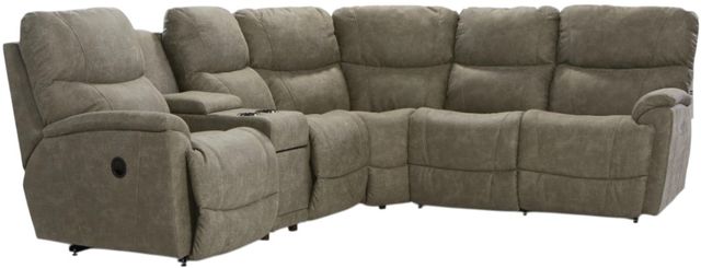 La-Z-Boy® Trouper Sable Reclining Sectional with Custom Layout Options-0