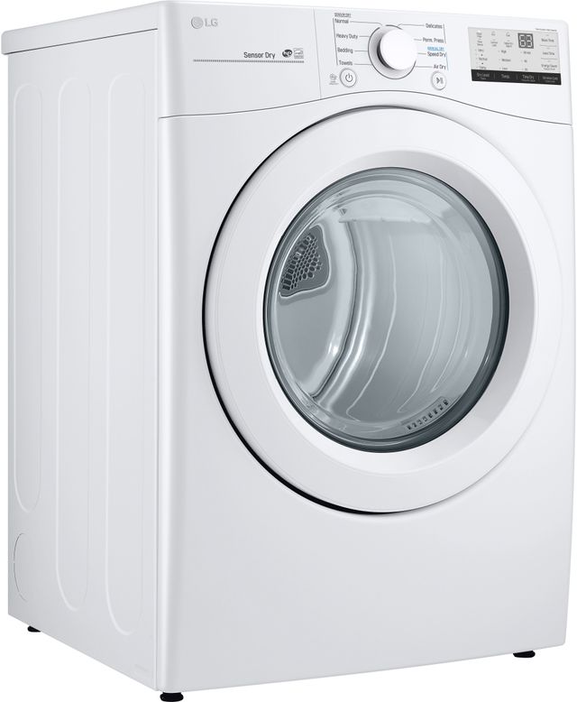 LG 7.4 Cu. Ft. White Front Load Electric Dryer-2