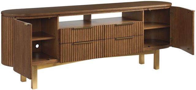 Lexington Home La Costa Crescent Bay Sierra Tan Media Console-2
