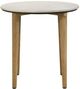 Coaster® Aldis 2-Piece White Occasional Table with Natural Base Set-3