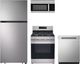 LG 4 Piece Stainless Steel Gas Kitchen Package-0