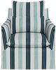 Universal Explore Home™ Customizable Coastal Living Outdoor Siesta Key Fabric Swivel Chair-2