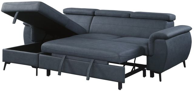 Homelegance® Cadence 2-Piece Blue Sleeper Sectional-0