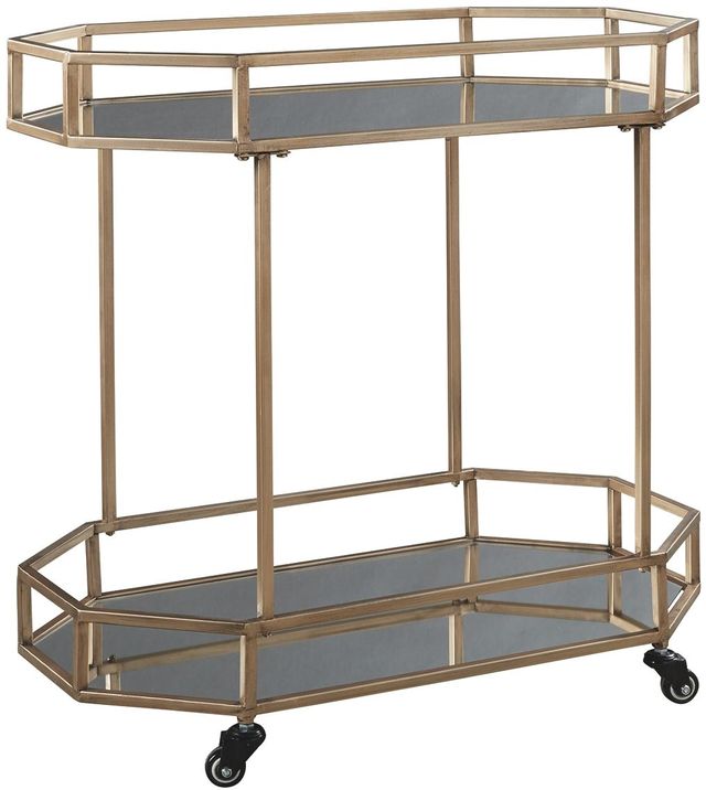Signature Design by Ashley® Daymont Gold Bar Cart-0