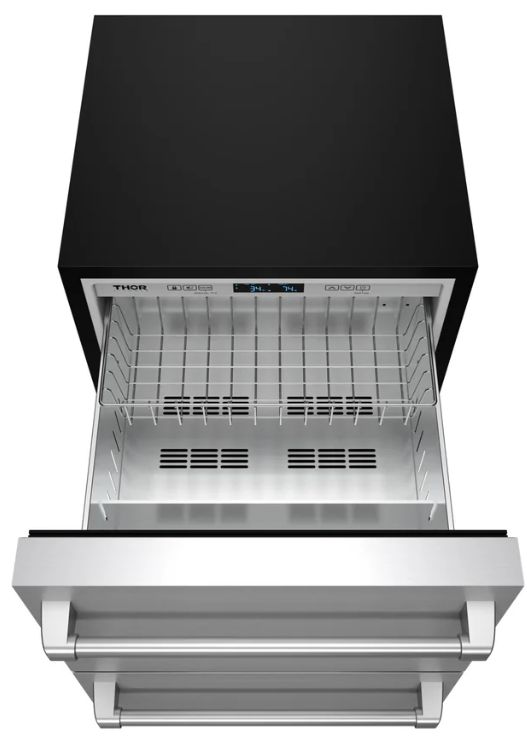 Thor Kitchen® Gordon Ramsay 24" 5.4 Cu. Ft. Stainless Steel Outdoor Under-Counter Refrigerator-1
