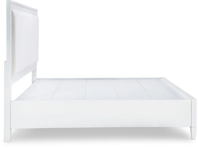Legacy Classic Summerland White Queen Upholstered Panel Storage Bed-2