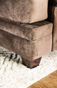 Furniture of America® Bonaventura Brown Sofa-4