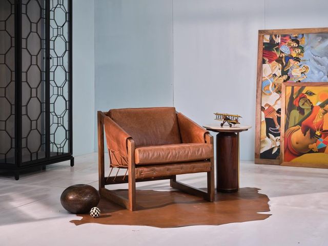 Jaipur Furniture Ferron Brown Chair-1