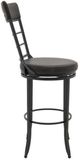 International Furniture Direct Blackburn Black/Blacksmithing Matte Black 30'' Bar Stool-4