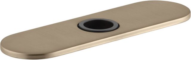 KOHLER® Vibrant Brushed Bronze 8" Escutcheon Plate for Insight™ and Kinesis® Faucet-0