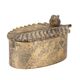A & B Home Antique Gold 6" Trinket Box-2