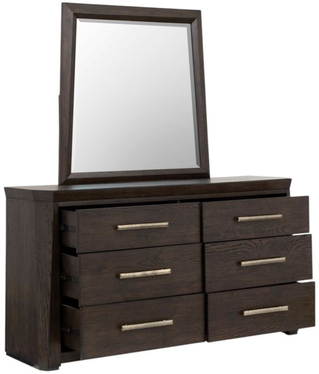 Magnussen Home® Tauren Coffee Bean Brown Double Drawer Dresser-2