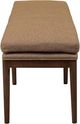 Modus Furniture Carlisle Pecan Pie Upholstered Dining Bench-3