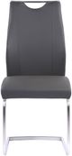 Armen Living Bravo 2-Piece Gray Dining Chair-1