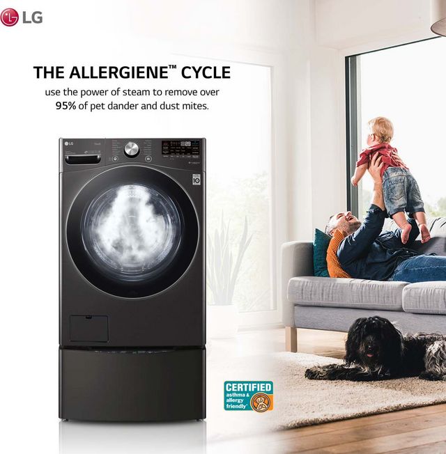 LG 5.0 Cu. Ft. Black Steel Front Load Washer-16