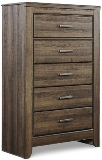 Signature Design by Ashley® Juararo 5-Piece Dark Brown California King Poster Bed Set-4