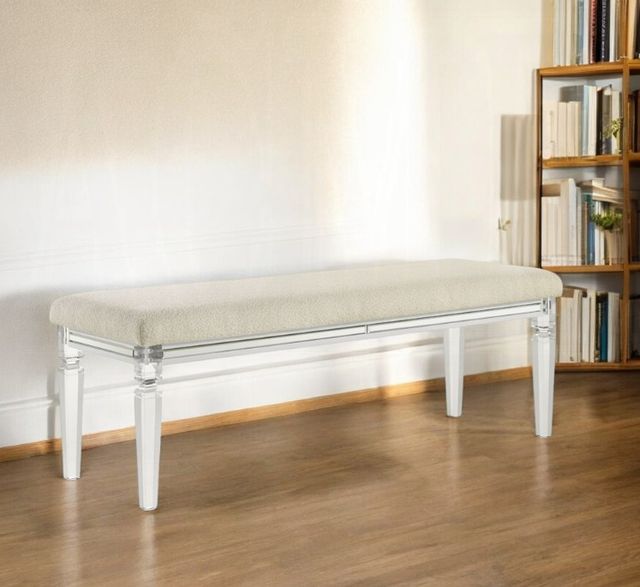 ACME Furniture Tarian Pearl White Bench-1