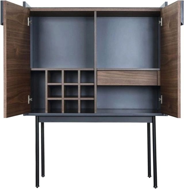 Moe's Home Collection Yasmin Black/Brown Bar Cabinet-2