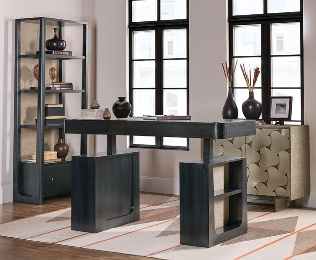 Hooker® Furniture Kenzo Black Adjustable-Height Lift Desk-2