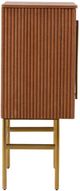 Furniture Classics Caldwell Brown/Gold Bar Cabinet-2
