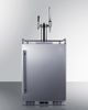 Summit® 24" Stainless Steel Built-In Cold Brew/Nitro-Infused Coffee Kegerator-4