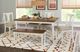 Powell® Willow 6-Piece Honey Brown/Vanilla White Dining Set-2