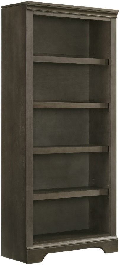 Intercon San Mateo Gray Bunching Bookcase-0