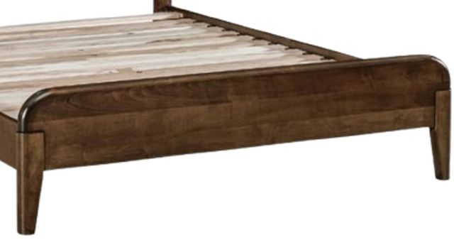 Archbold Furniture Customizable Amish Essentials Warren Queen Platform Bed-2