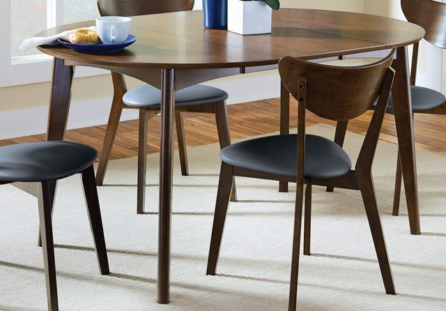 Coaster® Jedda Dark Walnut Oval Dining Table-2