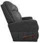 La-Z-Boy® Finley Onyx Leather Manual Wall Reclining Loveseat-3